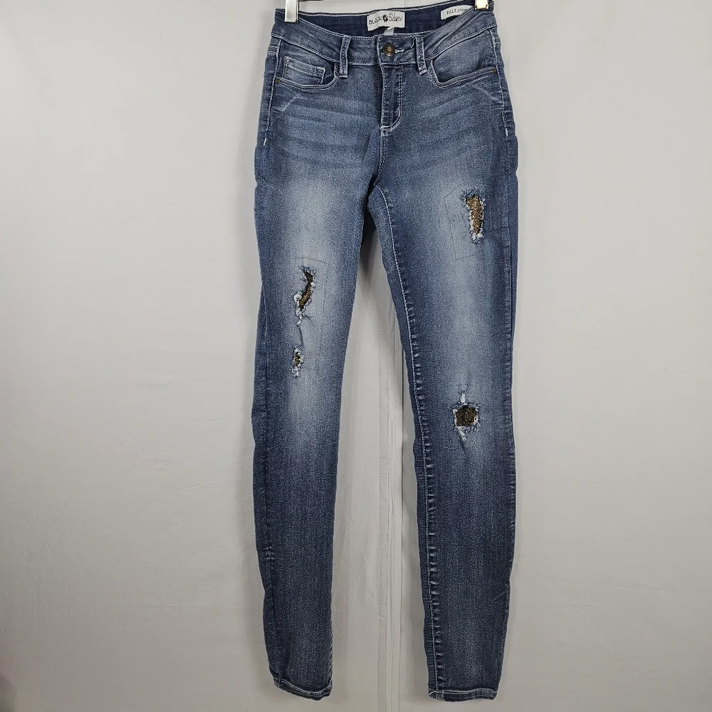 Black Daisy Billie factory distressed jeggings size 1 / 25